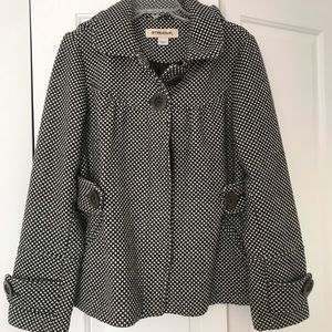 Hydraulic Black & White Coat, size L.